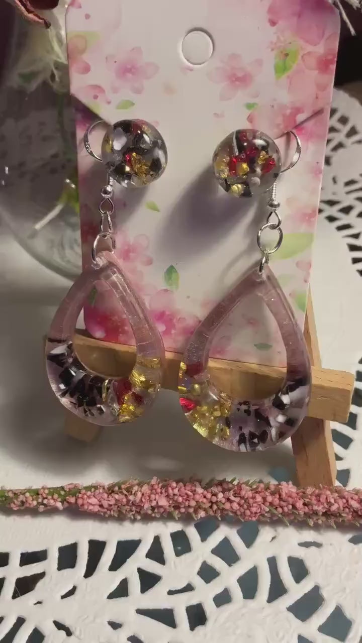 Tear Drop Dangle Earring Set